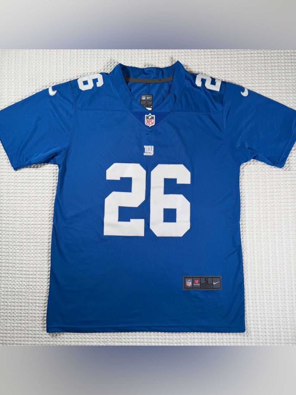 Nike NFL Giants Saquon Barkley #26 Jersey Blue Men’s Size S